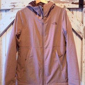 The North Face Women's Mauve Hooded Soft Shell Jacket